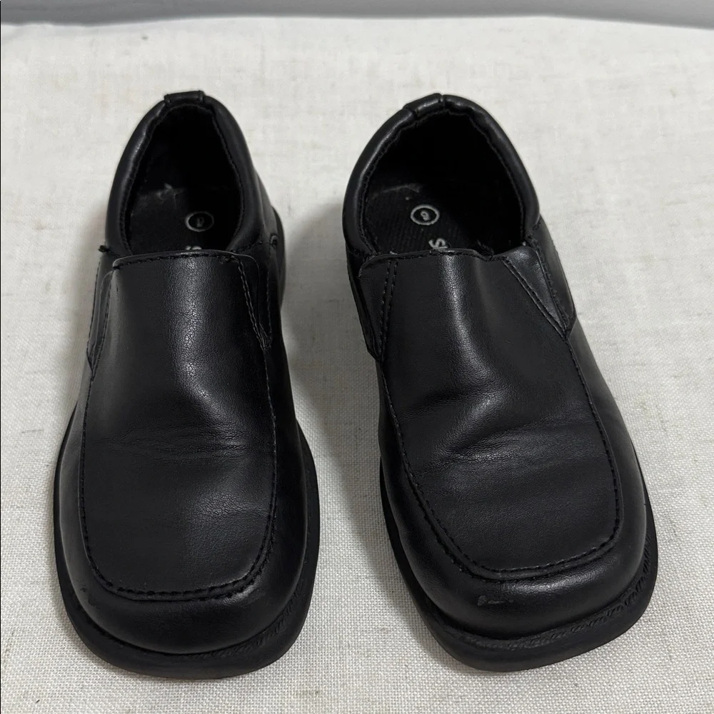 Smart Fit Toddler Boys Black Slip-On Dress Shoes size 9